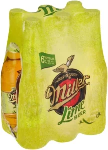 Miller Genuine Draft Lime Lager (4.5% Alcohol, Pack of 6 x 330 ml)