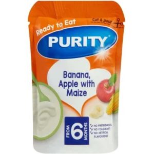 Purity Banana, Apple with Maize Puree Cereal (100 g, 6+ Months)