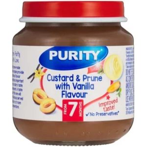 Purity Custard & Prune with Vanilla Flavour Prunes Infant Fruit Food  (125 g, Pack of 1)