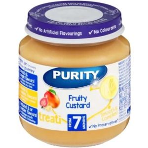Purity Fruity Custard Delight Custard Infant Fruit Food (125 g, Pack of 1)