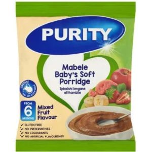 Purity Mixed Fruit Flavour Mabele Baby’s Soft Porridge Cereal (300 g, 6+ Months)