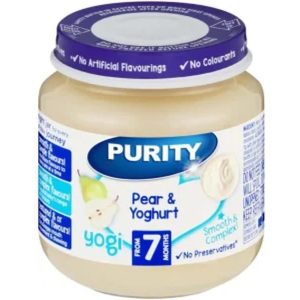 Purity Pear & Yoghurt Pears Infant Fruit Food (125 g, Pack of 1)
