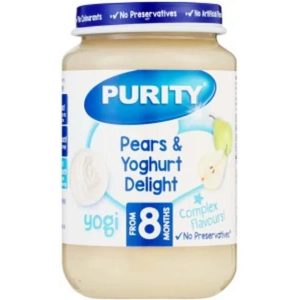 Purity Pear & Yoghurt Pears Infant Fruit Food (200 g, Pack of 1)