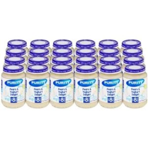 Purity Pear & Yoghurt Pears Infant Fruit Food (200 g, Pack of 24)