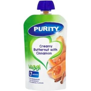 Purity Pureed Butternut, Cinnamon Infant Fruit Food (110 g, Pack of 1)