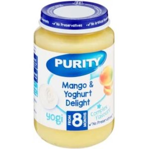 Purity Yoghurt With Mango Pieces Mangoes Infant Fruit Food (200 g, Pack of 1)