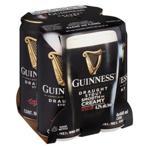 Guinness Stout (4.2% Alcohol, Pack of 4x 440 ml)