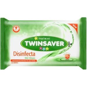 Twinsaver Disinfectant Wet Wipes(Pack of 1 x 40 Wipes)