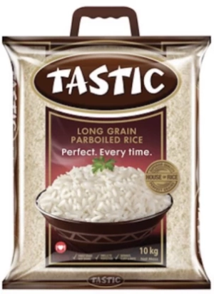 Tastic Long Grain Parboiled Rice ( Pack of 1 x 10kg)