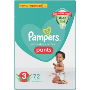 Pampers Anti-Rash Shield Pants Size 3 (Pack of 1 x 72)