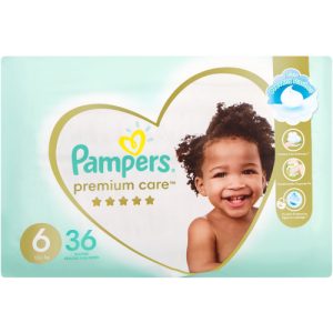 Pampers Premium Care Disposable Nappies Size 6 (Pack of 1 x 36)