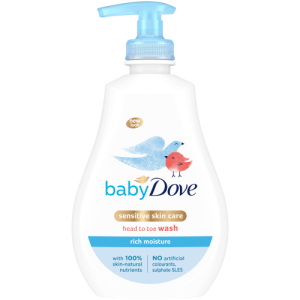 Dove Rich Moisture Head To Toe Wash Body Wash – 400 ml | Buy Online South Africa