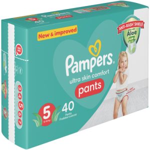 Pampers Anti-Rash Shield Pants Size 5 (Pack of 1 x 40)