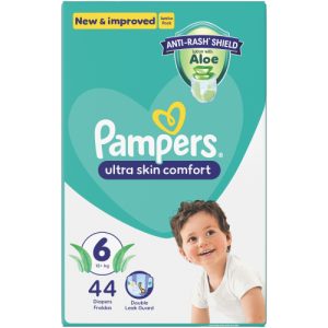 Pampers Disposable Nappies Size 6 (Pack of 1 x 44)