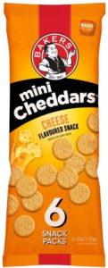 Bakers Mini Cheddars Cheese Flavoured Cheeselets (33 g) | Shop Online