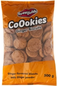 Sweetfields Ginger Flavoured Cookies (500 g) | Shop Online