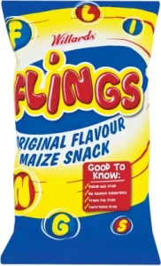 Willards Flings Maize Snack Puffcorn (1 x 150 g) | Shop Online