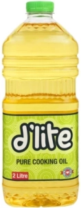 D’lite Pure Soyabean Oil Plastic Bottle  (12 x 2 L)