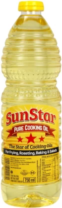 SunStar Pure Cooking Oil Plastic Bottle  (12 x 750 ml)
 – Enhanced Quality You Can Trust