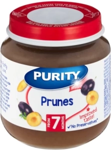 Purity Prunes Prunes Infant Fruit Food (125 g, Pack of 1)