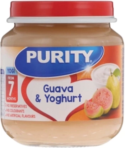 Purity Guava & Yoghurt Guava Infant Fruit Food (125 g, Pack of 1)