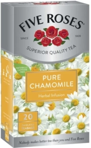 Five Roses Pure Chamomile Herbal Tea (20 Bags) | Shop Online