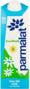 Parmalat Everfresh Low Fat Milk, Plain Flavour (6 x 1 L) | Shop Online