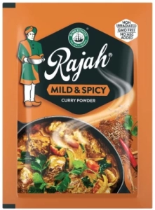 Rajah Curry Powder Spice Envelopes – Mild and Spicy (40 x 7 g) | Shop Online