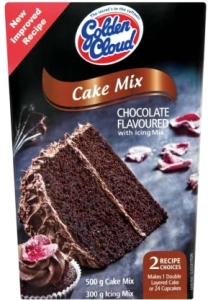 Golden Cloud Chocolate Flavoured Cake Mix with Icing 800 g (Pack of 6) | Shop Online