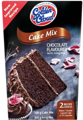 Golden Cloud Chocolate Flavoured Cake Mix with Icing 800 g | Shop Online