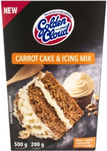 Golden Cloud Carrot Cake & Icing Mix 700 g | Shop Online