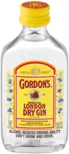Gordon’s London Dry Gin ( Pack of 12 x 200 ml, 43 Percent Alcohol Volume)