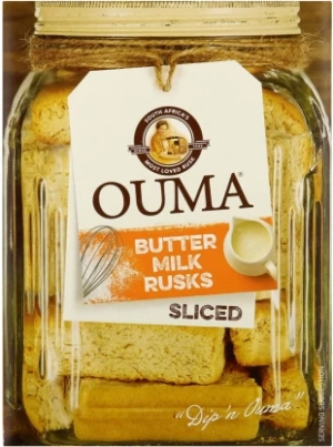 Ouma Sliced Butter flavoured Buttermilk Rusk (12 x 450 g) | Shop Online
