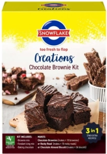 Snowflake Creations Chocolate Brownie Kit 560 g | Shop Online