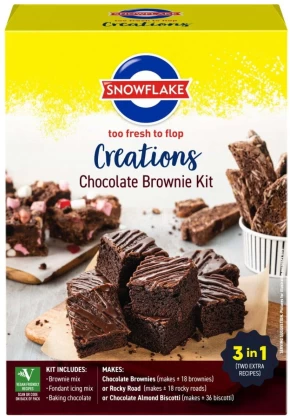 Snowflake Creations Chocolate Brownie Kit 560 g | Shop Online