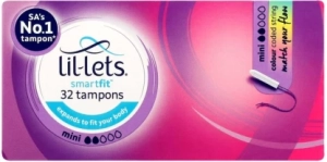 Lil-Lets Smartfit Mini Tampons  (Pack of 32)