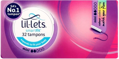 Lil-Lets Smartfit Mini Tampons  (Pack of 32)