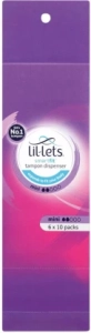 Lil-Lets Dispenser, Mini Tampons  (Pack of 60)