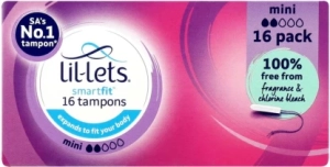 Lil-Lets Smartfit Mini Tampons  (Pack of 16)