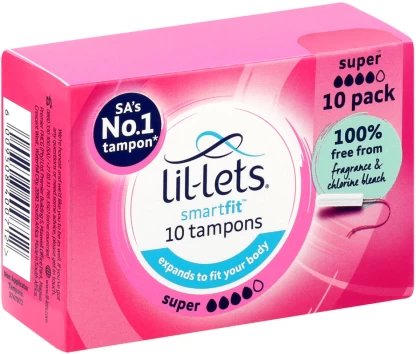 Lil-Lets Smartfit Super Tampons  (Pack of 10)