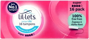 Lil-Lets Smartfit Super Tampons  (Pack of 16)