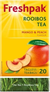 Freshpak Rooibos Mango & Peach Flavoured Tea (20 Bags) | Shop Online