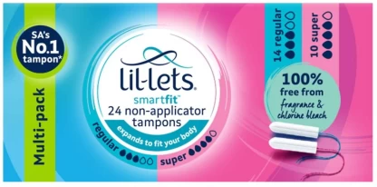 Lil-Lets Smartfit Regular Tampons  (Pack of 24)