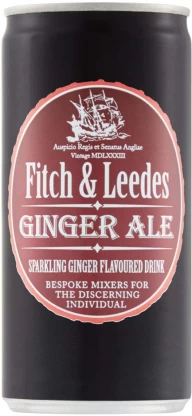 Fitch & Leedes Ginger Ale - Sparkling Ginger Flavoured Drink (6 x 200 ml) | Shop Online