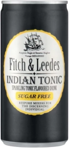 Fitch & Leedes Indian Tonic – Sparkling Tonic Flavoured Drink (6 x 200 ml) | Shop Online