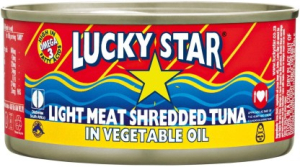 Lucky Star Light Meat Shredded Tuna in Vegetable Oil Sea Foods (Pack of 6 x 170 g)