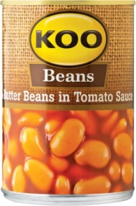 Koo Butter Beans in Tomato Sauce Beans ( Pack of 12 x420 g )