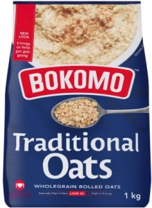 Bokomo Whole Grain Rolled Oats Pouch  (1 kg)