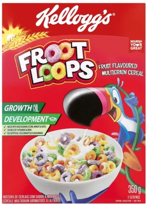 Kellogg's Froot Loops Box  (350 g)