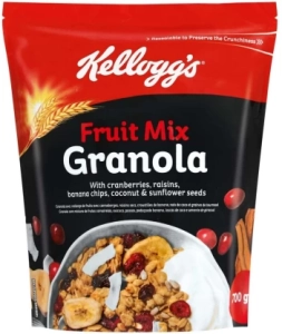 Kellogg’s Fruit Mix Muesli Granola Pouch  (12 x 700 g)